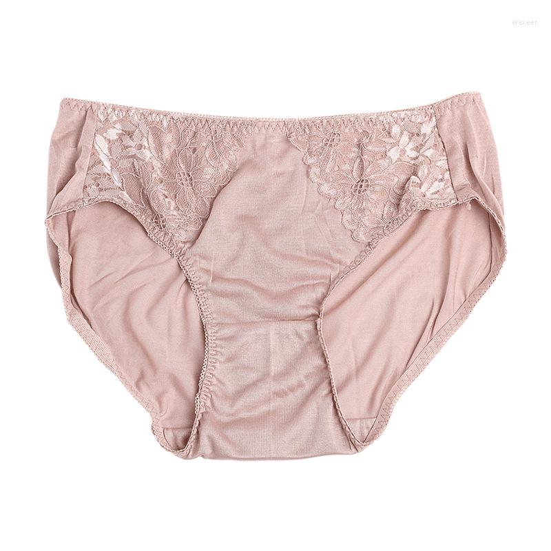 Women's Panties Naturl Silk Triangular Underwear Female Lace Sexy Breathable Waist And Hip Pants, Beige
Women's Panties Naturl Silk Triangular Underwear Female Lace Sexy Breathable Waist And Hip Pants, Beige