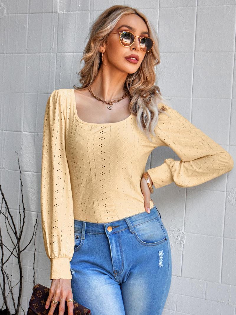 Women' T Shirts DGIRL Autumn Winter Top T-Shirt 2022 Women Fashion Solid Color U-neck Hollow Knit, Black
Women' T Shirts DGIRL Autumn Winter Top T-Shirt 2022 Women Fashion Solid Color U-neck Hollow Knit, Black