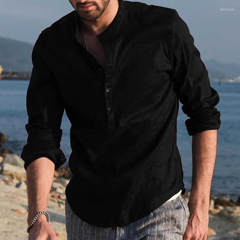 Men's Casual Shirts Men Long Sleeve Shirt Slim Fit Black White Stand Collar Patchwork Business Spring Top
Men's Casual Shirts Men Long Sleeve Shirt Slim Fit Black White Stand Collar Patchwork Business Spring Top