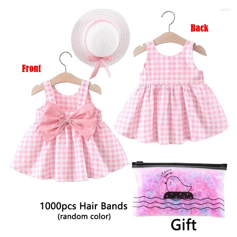 Girl Dresses Toddler Girls Clothes Set Summer Sunhat Dress 2 Piece For Beach Cute Bow Plaid Sleeveless Cotton Princess Born, Yellow
Girl Dresses Toddler Girls Clothes Set Summer Sunhat Dress 2 Piece For Beach Cute Bow Plaid Sleeveless Cotton Princess Born, Yellow