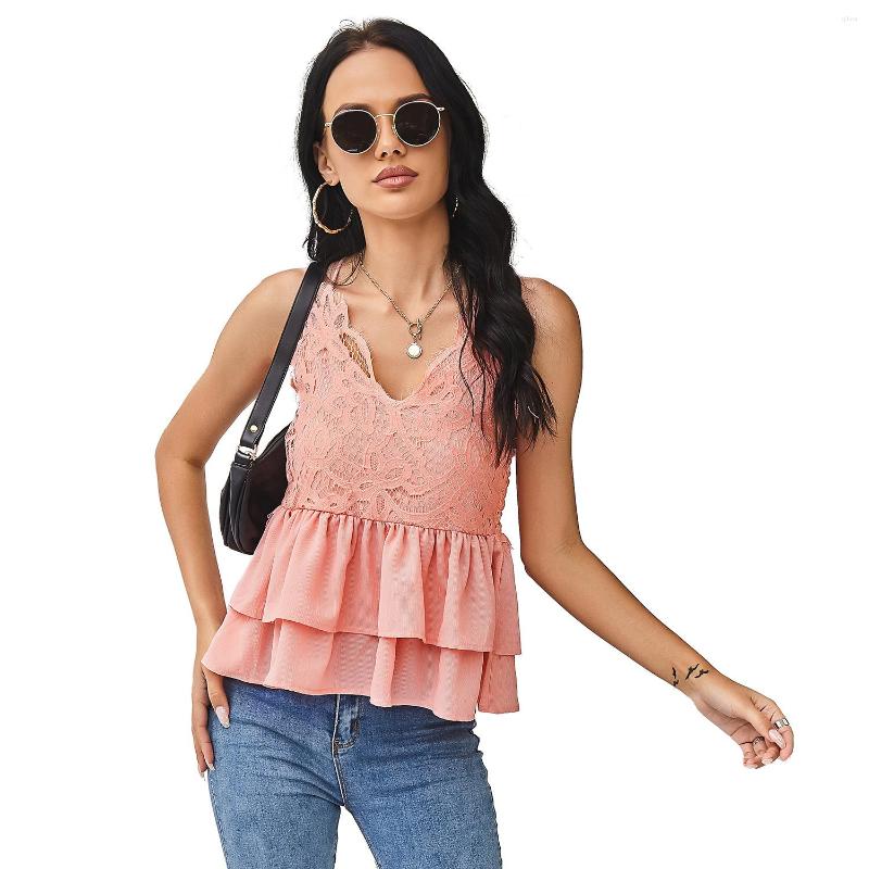 Women's Tanks Amoi Temperament Commuter Solid Color Sling Lace Blouse 's Clothing Tank Top Women, Pink
Women's Tanks Amoi Temperament Commuter Solid Color Sling Lace Blouse 's Clothing Tank Top Women, Pink