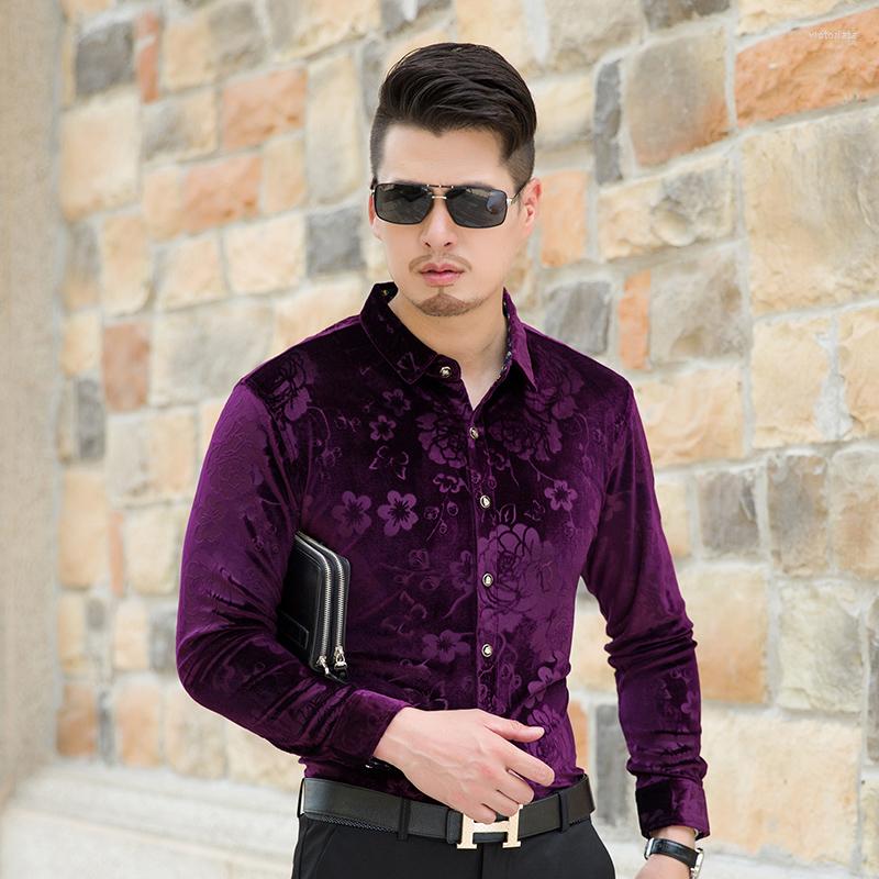 Men' Casual Shirts 2022 Arrival Autumn & Winter Mens Gold Velvet Shirt Fashion Floral Male Long Sleeve Dress, Black
Men' Casual Shirts 2022 Arrival Autumn & Winter Mens Gold Velvet Shirt Fashion Floral Male Long Sleeve Dress, Black