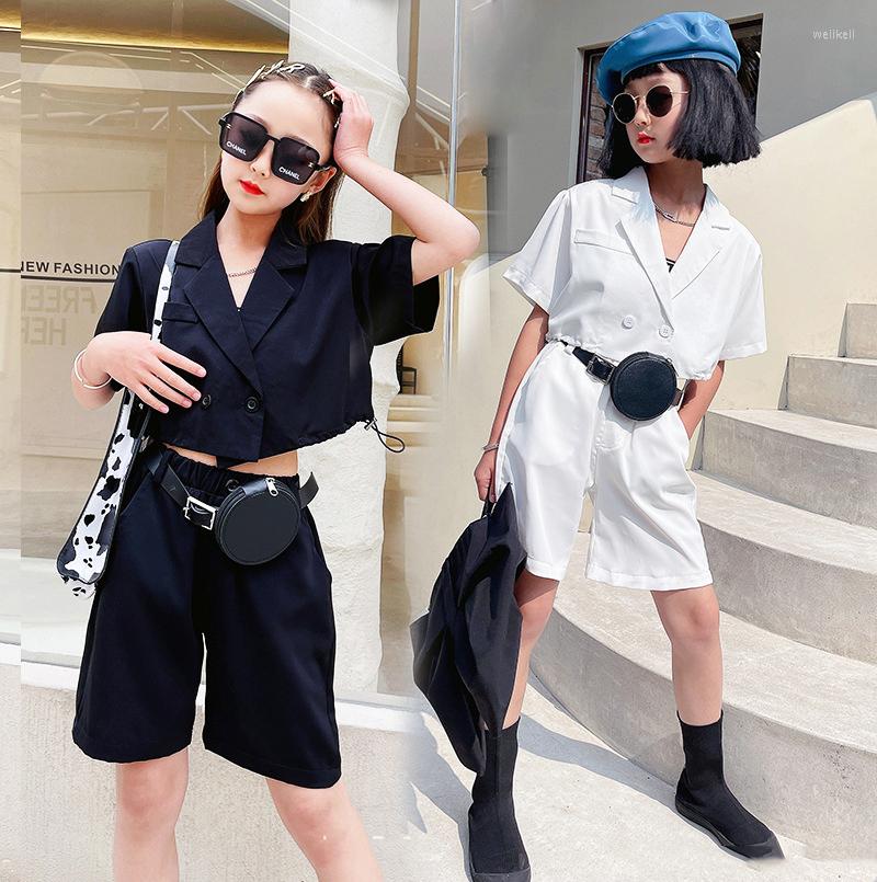 Clothing Sets Kids Suit Girls Set College Style Blazer Shirt Shorts Two-piece 2022 Summer Children Outfits School Teenage Costume, Black
Clothing Sets Kids Suit Girls Set College Style Blazer Shirt Shorts Two-piece 2022 Summer Children Outfits School Teenage Costume, Black