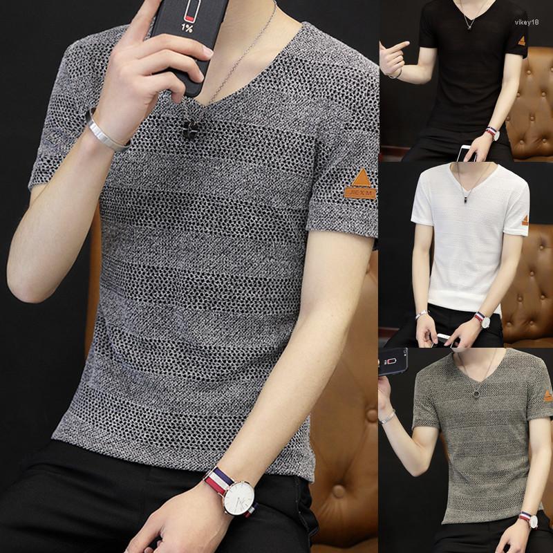 Men's T Shirts 2022 Mens Summer Ice Silk Hollow Short-sleeved T-shirt Fashion Trend V-neck Slim Bottoming Shirt Daily Wear Youth Casual Top, Black
Men's T Shirts 2022 Mens Summer Ice Silk Hollow Short-sleeved T-shirt Fashion Trend V-neck Slim Bottoming Shirt Daily Wear Youth Casual Top, Black