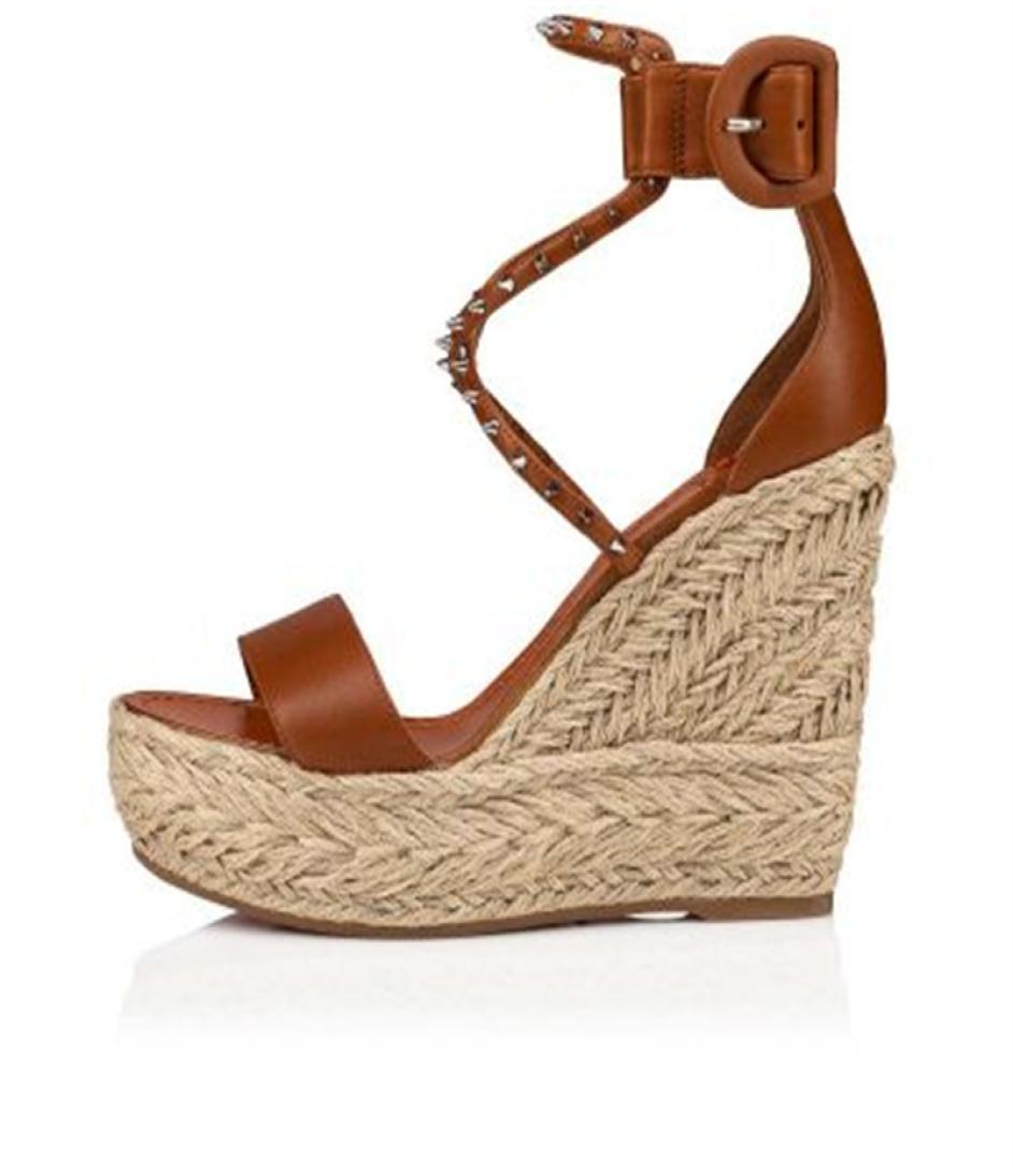 The Chocazeppa Spikes Sandal new on the graphic of espadrilles It mounted 120mm braided rope wedge leather decorate foot 352896662
The Chocazeppa Spikes Sandal new on the graphic of espadrilles It mounted 120mm braided rope wedge leather decorate foot 352896662