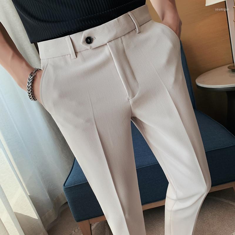 Men's Suits Summer Thin Breathable Suit Pants Men Solid Color Casual Business Dress Pant Social Office Ankle Length Trousers Costume Homme, Beige
Men's Suits Summer Thin Breathable Suit Pants Men Solid Color Casual Business Dress Pant Social Office Ankle Length Trousers Costume Homme, Beige