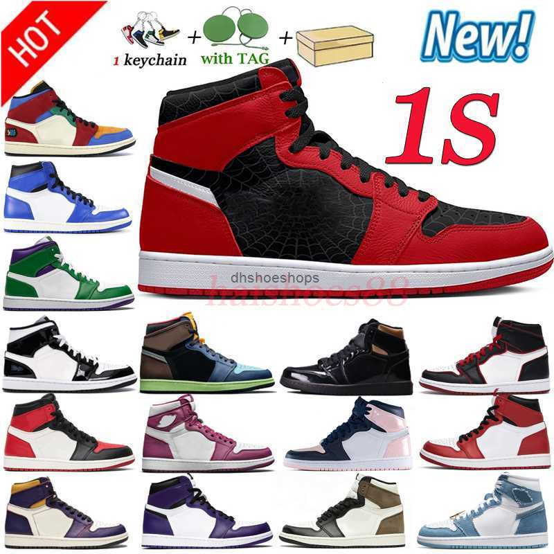 Jumpman 1s Basketball Shoes Across the Spider-Verse Triple Black Lost and Found Patent Bred University Blue Starfish Men Sneakers Outdoor, Bordeaux 40-46
Jumpman 1s Basketball Shoes Across the Spider-Verse Triple Black Lost and Found Patent Bred University Blue Starfish Men Sneakers Outdoor, Bordeaux 40-46