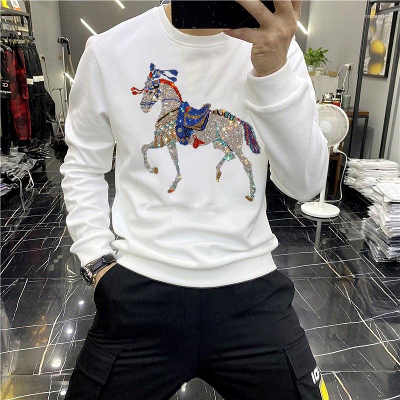 Men's Hoodies Shiny Diamond Fashion Sweatshirts Male And Woman Streetwear Animal Pattern Korean Slim Hoody Brand, As shown asian size
Men's Hoodies Shiny Diamond Fashion Sweatshirts Male And Woman Streetwear Animal Pattern Korean Slim Hoody Brand, As shown asian size