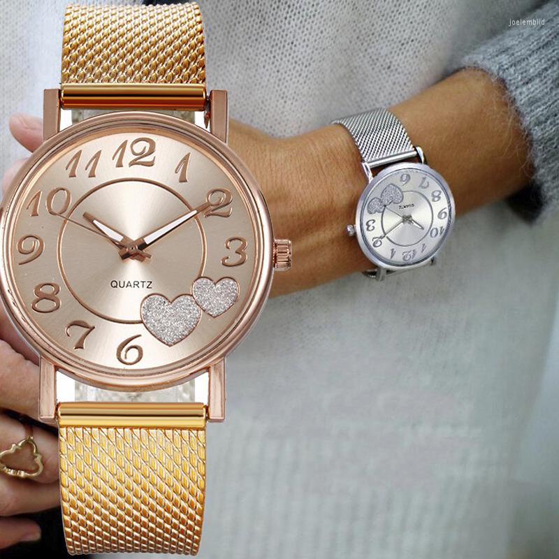 Wristwatches Women Watches Ladies Unisex Watch Silver Heart Dial Silicone Mesh Belt Wrist Women's 2022 Montre Femme
Wristwatches Women Watches Ladies Unisex Watch Silver Heart Dial Silicone Mesh Belt Wrist Women's 2022 Montre Femme