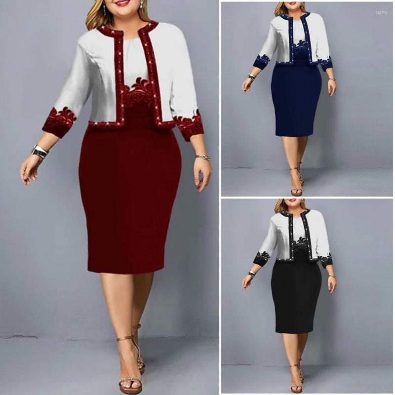 Casual Dresses 2 Pcs/Set Trendy Lady Dress Coat Set Knee Length Women Flower Print Floral Party Blazer Suit Warm, Black
Casual Dresses 2 Pcs/Set Trendy Lady Dress Coat Set Knee Length Women Flower Print Floral Party Blazer Suit Warm, Black