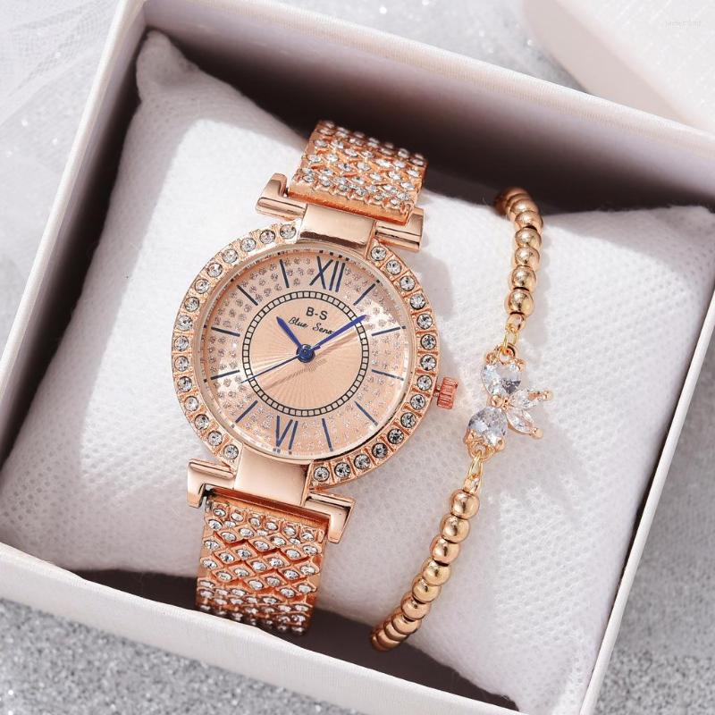 Wristwatches 2022 Luxury Bracelet Watches Set For Women Fashion Rhinestones Quartz Clock Ladies Stainless Steel Wrist Watch Zegarek Damski, Silver
Wristwatches 2022 Luxury Bracelet Watches Set For Women Fashion Rhinestones Quartz Clock Ladies Stainless Steel Wrist Watch Zegarek Damski, Silver