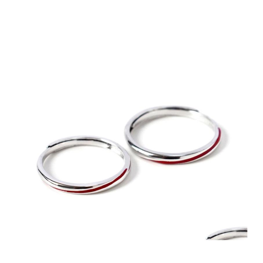 Band Rings Fashion Original Epoxy Red Line 925 Sterling Sier Jewelry Simple Personality Opening Couple Sr613 466 B3 Drop Delivery Oti1N
Band Rings Fashion Original Epoxy Red Line 925 Sterling Sier Jewelry Simple Personality Opening Couple Sr613 466 B3 Drop Delivery Oti1N