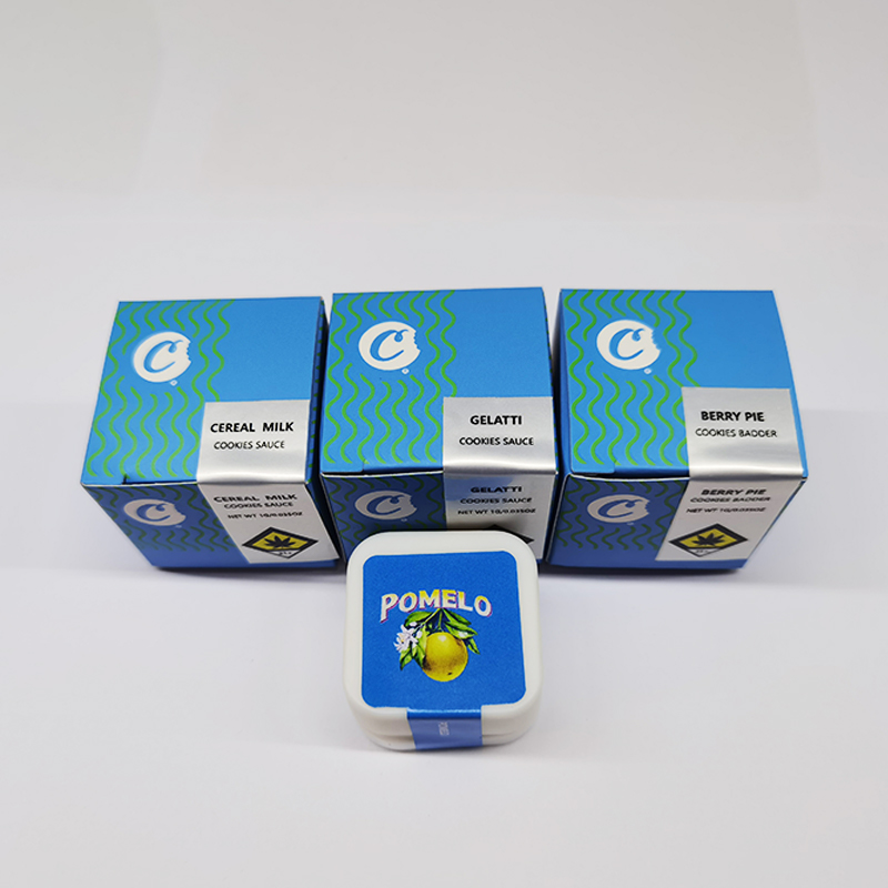 Cookies glass jar Packaging for Wax Sauce Badder Extracts 0.035oz Concentrates Container rosin wholesale Childproof Caps with label 5ml
Cookies glass jar Packaging for Wax Sauce Badder Extracts 0.035oz Concentrates Container rosin wholesale Childproof Caps with label 5ml