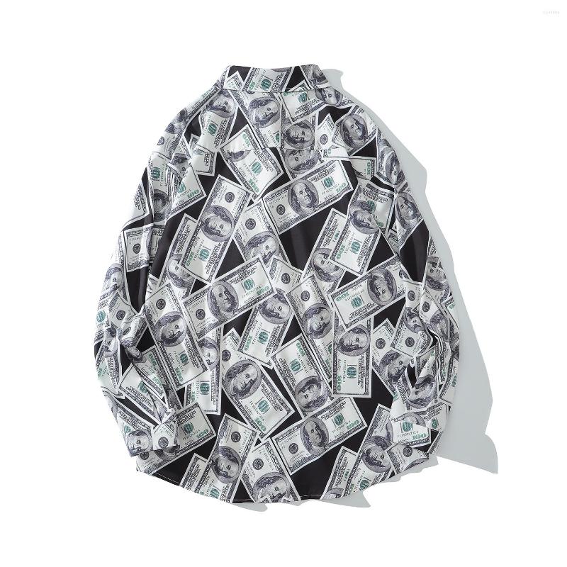 Women's Blouses Women Shirts US Dollars Printed Blouse Men And Long Sleeve Loose Money Print Lovers Wear Lazy Hip-hop, As shown in figure
Women's Blouses Women Shirts US Dollars Printed Blouse Men And Long Sleeve Loose Money Print Lovers Wear Lazy Hip-hop, As shown in figure