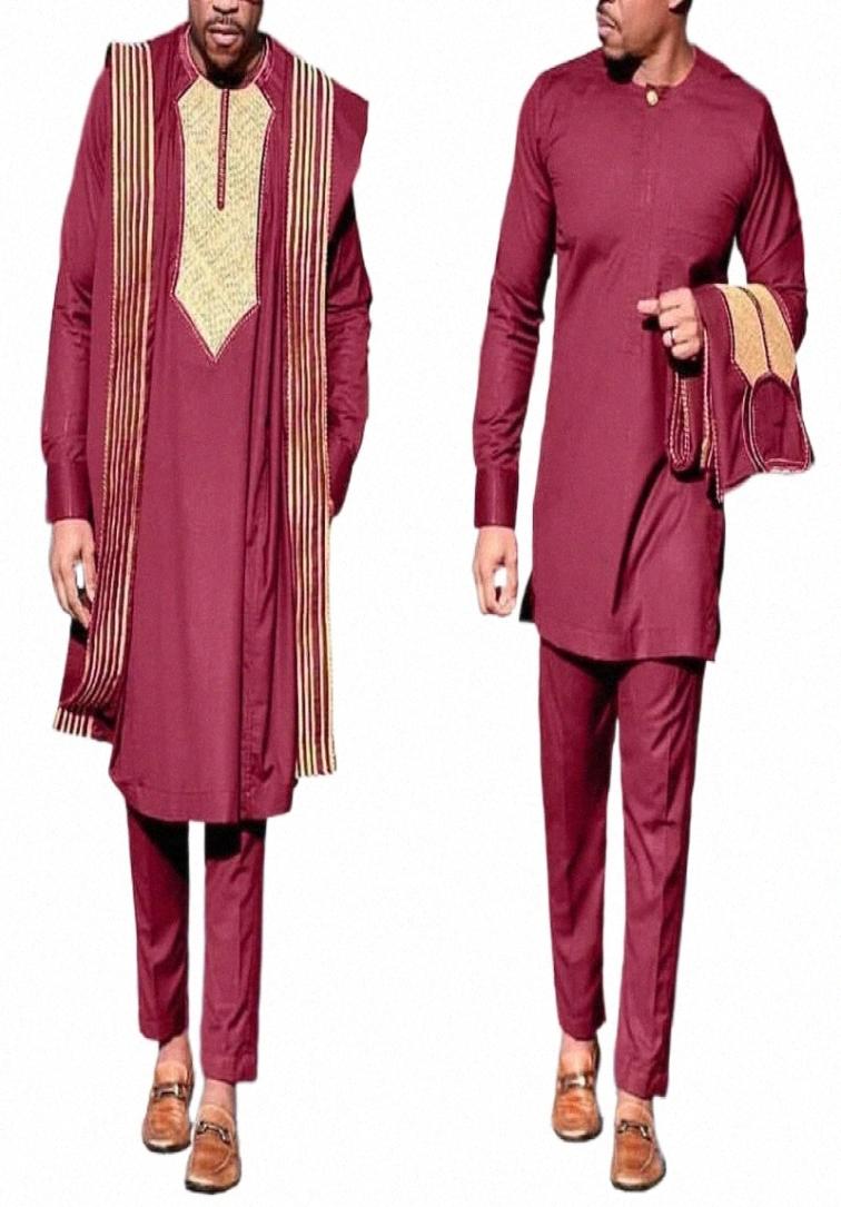 ethnic Clothing HD African Agbada Suit For Men Embroidered Robes Dashiki Cover Shirt Pants 3 PCS Set Boubou Africain Homme Musulm7741297
ethnic Clothing HD African Agbada Suit For Men Embroidered Robes Dashiki Cover Shirt Pants 3 PCS Set Boubou Africain Homme Musulm7741297