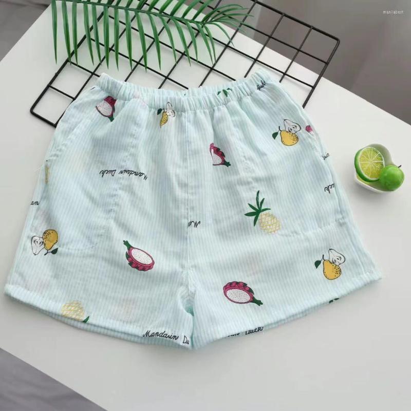 Women's Sleepwear Summer Sleep Bottoms Women Print Cotton Gauze Loose Soft Female Pajama Pants Elastic Waist Casual Cute Lounge Shorts, Color-11
Women's Sleepwear Summer Sleep Bottoms Women Print Cotton Gauze Loose Soft Female Pajama Pants Elastic Waist Casual Cute Lounge Shorts, Color-11