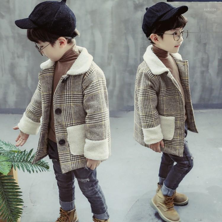 Jackets Little Boys Fashion Plaid Woolen Jacket 2022 Autumn Korean Baby Kids Casual Trench Coat Outerwear Children's Outer Clothing X94, Khaki
Jackets Little Boys Fashion Plaid Woolen Jacket 2022 Autumn Korean Baby Kids Casual Trench Coat Outerwear Children's Outer Clothing X94, Khaki