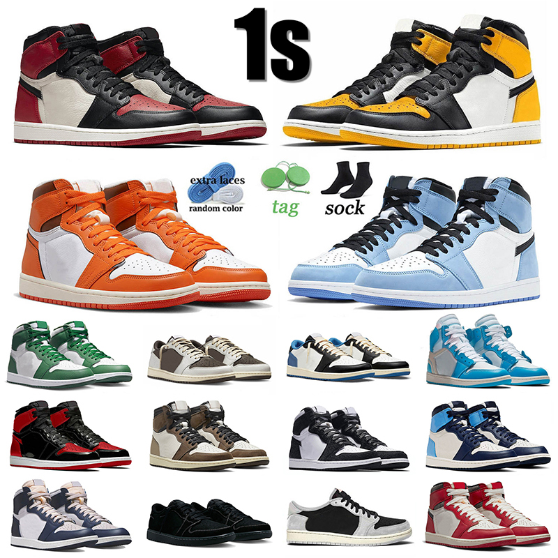 1s Classic Basketball Shoes Jumpman 1 Bred Toe Taxi Starfish University Blue Reverse Mocha TS Twist Black Phantom Lost Found Gorge Green, 49
1s Classic Basketball Shoes Jumpman 1 Bred Toe Taxi Starfish University Blue Reverse Mocha TS Twist Black Phantom Lost Found Gorge Green, 49
