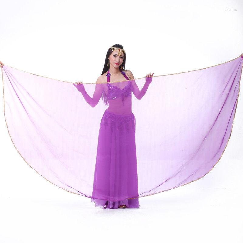 Stage Wear Women Belly Dance Chiffon Veil Semicircle Arc Gold Edge Scarf Shawl 250x120cm 12 Colors, Black
Stage Wear Women Belly Dance Chiffon Veil Semicircle Arc Gold Edge Scarf Shawl 250x120cm 12 Colors, Black