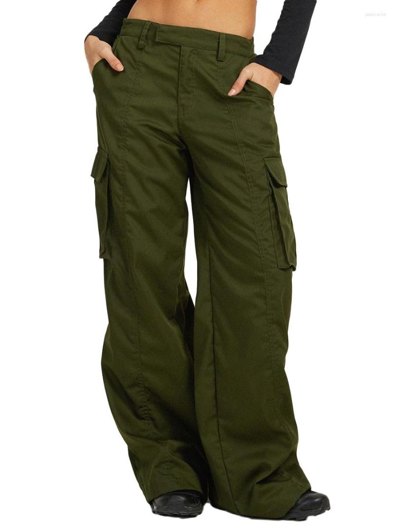 Women' Pants Sunfanrtnn Women Wide Leg Cargo Y2K Casual Straight Low Waisted Baggy Jogger Workout With Pockets, Army green
Women' Pants Sunfanrtnn Women Wide Leg Cargo Y2K Casual Straight Low Waisted Baggy Jogger Workout With Pockets, Army green