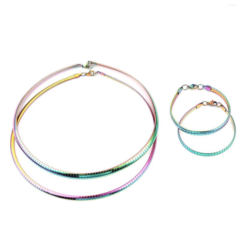 Link Bracelets 1 PC Stainless Steel Chains Multicolor Rectangle Punk Style Fashion Bracelet Jewelry For Man Women 19cm Long 2022
Link Bracelets 1 PC Stainless Steel Chains Multicolor Rectangle Punk Style Fashion Bracelet Jewelry For Man Women 19cm Long 2022