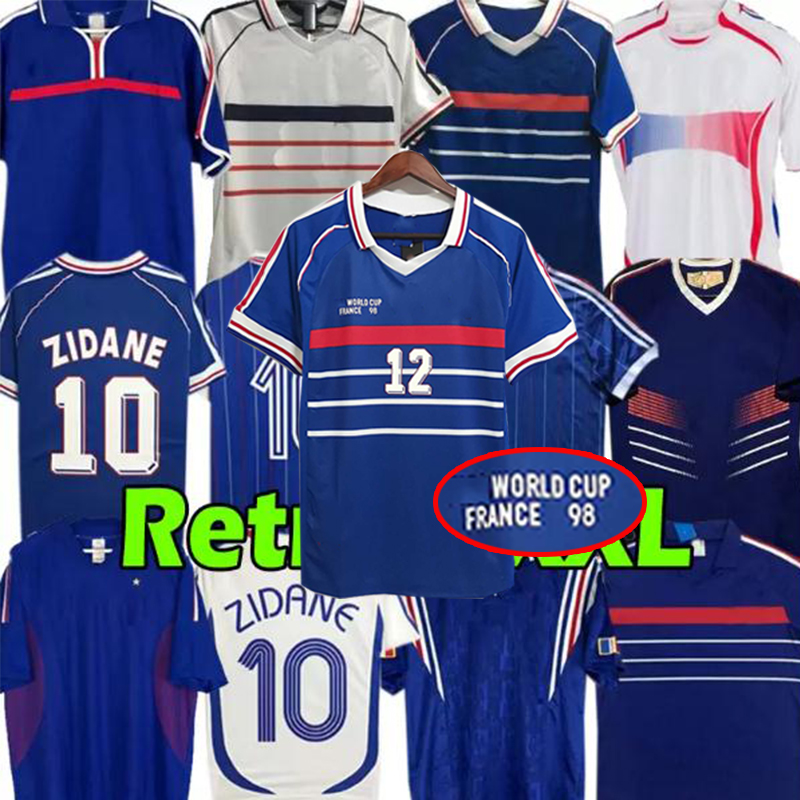 1998 Retro FRANCE soccer jersey 96 98 02 04 06 french ZIDANE HENRY MAILLOT DE FOOT jersey shirt 2000 Home Trezeguet football uniform, 2010 home
1998 Retro FRANCE soccer jersey 96 98 02 04 06 french ZIDANE HENRY MAILLOT DE FOOT jersey shirt 2000 Home Trezeguet football uniform, 2010 home