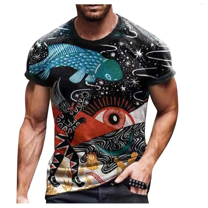Men' T Shirts 2022 Loose Short Sleeve Sports T-shirt Big Gound Neck Flower 3D Printing Leisure And Breathable Fitness Wear
Men' T Shirts 2022 Loose Short Sleeve Sports T-shirt Big Gound Neck Flower 3D Printing Leisure And Breathable Fitness Wear