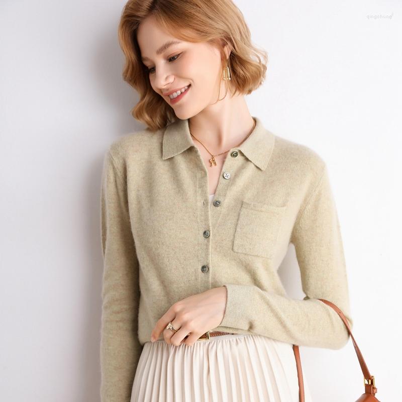 Women' Knits Spring And Autumn Single-Breasted Shirt Tie Pocket Outerwear All-Match Long-Sleeve Women' Cardigan Knitted Cashmere, Black
Women' Knits Spring And Autumn Single-Breasted Shirt Tie Pocket Outerwear All-Match Long-Sleeve Women' Cardigan Knitted Cashmere, Black