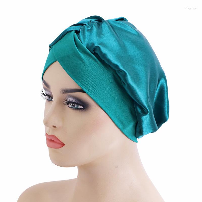 Ethnic Clothing Muslim Women Hijab Style Turban Hat Cross Headband Satin Night Cap Hair Care Women's Chemo
Ethnic Clothing Muslim Women Hijab Style Turban Hat Cross Headband Satin Night Cap Hair Care Women's Chemo
