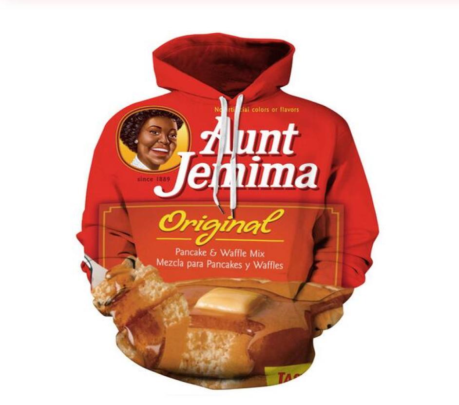 Fashion Men Hoodies Harajuku aunt jemima 3D HD Print Casual Fox Hoodies Sweatshirts Couple Tracksuits Women Hoodies LM0329474858, Multicolor
Fashion Men Hoodies Harajuku aunt jemima 3D HD Print Casual Fox Hoodies Sweatshirts Couple Tracksuits Women Hoodies LM0329474858, Multicolor