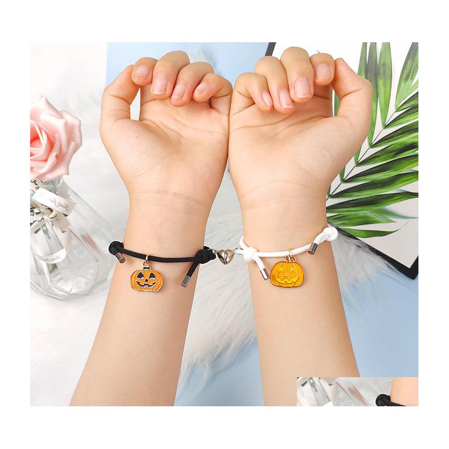 Link Chain European And American Link Halloween Jewelry Set Heart Magnet Attract Each Other Couple Bracelets For Women Men Pumpkin Dhzoi
Link Chain European And American Link Halloween Jewelry Set Heart Magnet Attract Each Other Couple Bracelets For Women Men Pumpkin Dhzoi