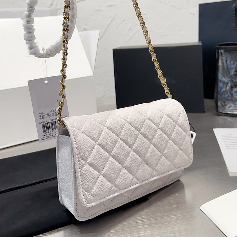Fashion Women Caviar Woc Classic Flap Shoulder Bag Diamond Lattice Leather Quilted Mini Designer Wallet Card Holder Luxury Clutch Birkin Coin Purse Suitcases 20CM, Black
Fashion Women Caviar Woc Classic Flap Shoulder Bag Diamond Lattice Leather Quilted Mini Designer Wallet Card Holder Luxury Clutch Birkin Coin Purse Suitcases 20CM, Black