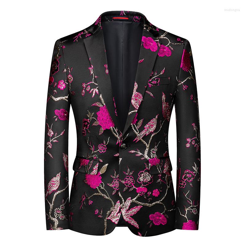 Men's Suits Mens Luxury Floral Suit Blazer One Button Slim Fit Notched Lapel Jacket Party Dinner Wedding Stage Tuxedo Costume Homme, Blue
Men's Suits Mens Luxury Floral Suit Blazer One Button Slim Fit Notched Lapel Jacket Party Dinner Wedding Stage Tuxedo Costume Homme, Blue