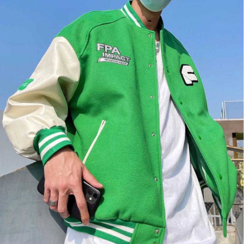 Men's Jackets European And American Retro Letter Embroidery Coat Street Hip-hop Trend Baseball Uniform Lovers Loose Wild Jacket
Men's Jackets European And American Retro Letter Embroidery Coat Street Hip-hop Trend Baseball Uniform Lovers Loose Wild Jacket