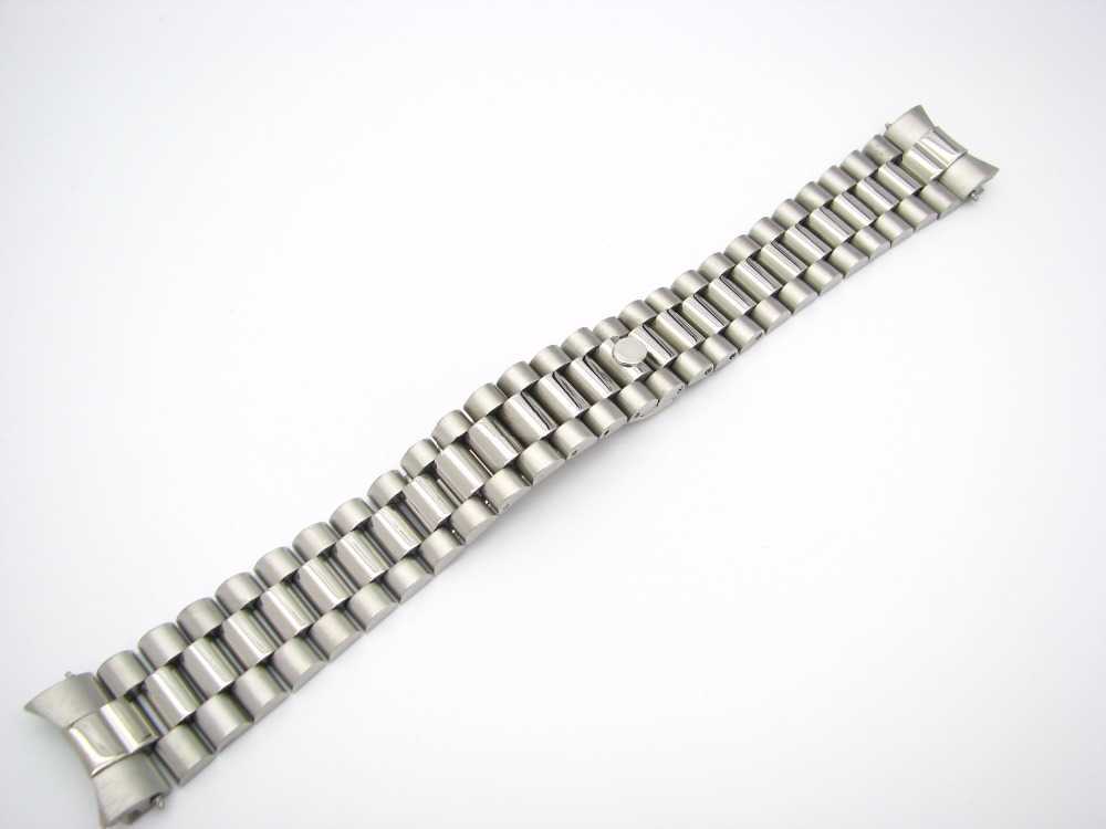 Watch Bands CARLYWET 20mm Solid Curved End Screw Links Deployment Clasp Stainless Steel Wrist Watch Band Bracelet Strap For Rolex President T221213
Watch Bands CARLYWET 20mm Solid Curved End Screw Links Deployment Clasp Stainless Steel Wrist Watch Band Bracelet Strap For Rolex President T221213
