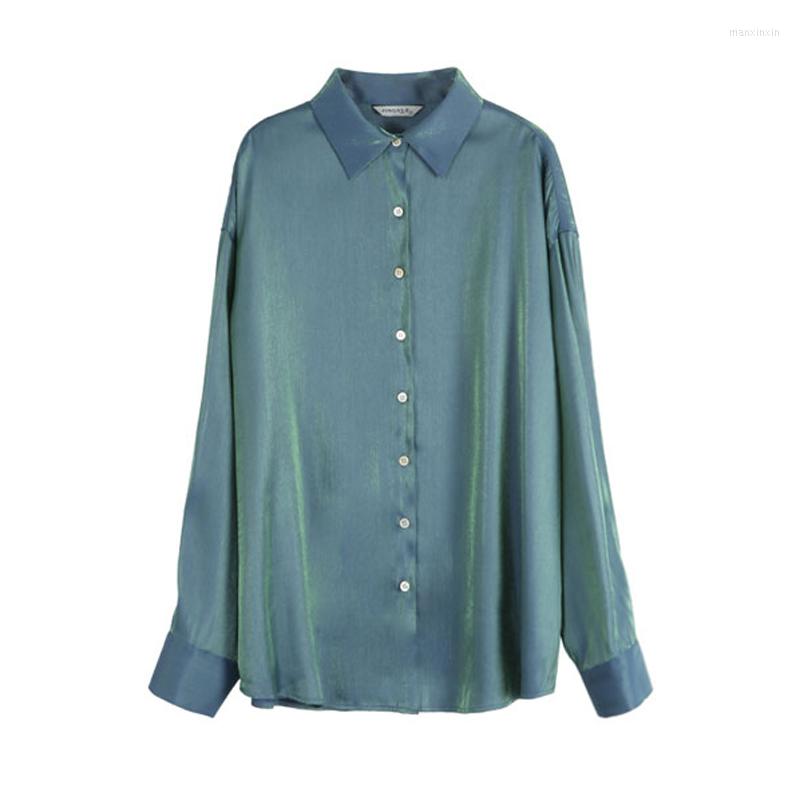 Women' Blouses PERHAPS U Women Polarized Light Shirt Blue Fuchsia Green Satin B0378
Women' Blouses PERHAPS U Women Polarized Light Shirt Blue Fuchsia Green Satin B0378
