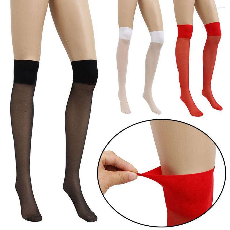Women Socks Rib Top High Knee Cuff Sexy Transparent Silk Stocking Ladies Thigh Black White Stockings
Women Socks Rib Top High Knee Cuff Sexy Transparent Silk Stocking Ladies Thigh Black White Stockings