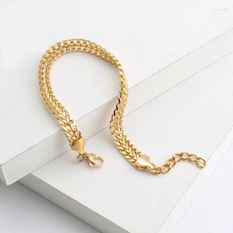 Link Bracelets 2022 Gold Metal Chain Charm For Women Prom Party Fashion Jewelry Girlfriend Gift
Link Bracelets 2022 Gold Metal Chain Charm For Women Prom Party Fashion Jewelry Girlfriend Gift