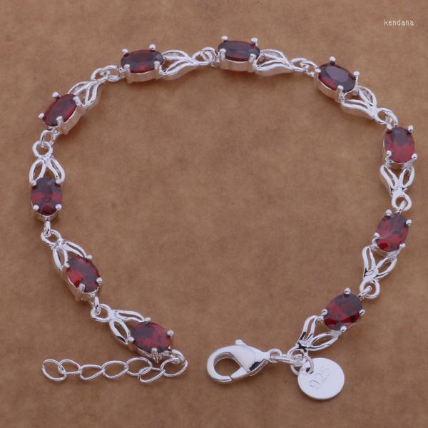 Link Bracelets Classic High-Quality AH116 Silver Plated Fashion Jewelry Charms Round Card Inlaid Red Stone Bracelet
Link Bracelets Classic High-Quality AH116 Silver Plated Fashion Jewelry Charms Round Card Inlaid Red Stone Bracelet