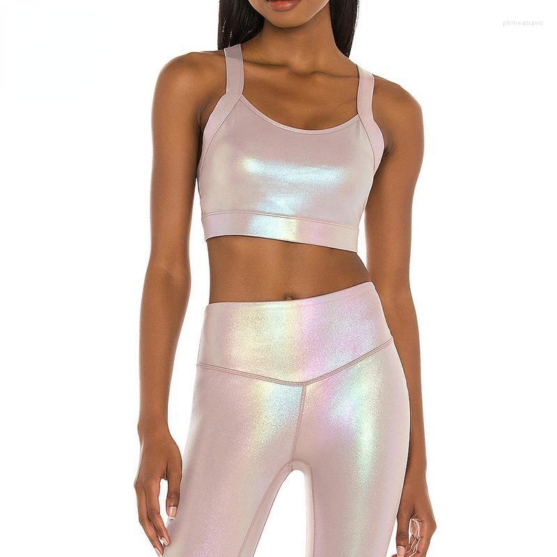 Active Sets Glitter Tight Women' Tracksuit Glossy Workout Leggings Sports Bra Set Beauty Back Fitness Sportswear High Waist Gym Outfit, Pink set
Active Sets Glitter Tight Women' Tracksuit Glossy Workout Leggings Sports Bra Set Beauty Back Fitness Sportswear High Waist Gym Outfit, Pink set