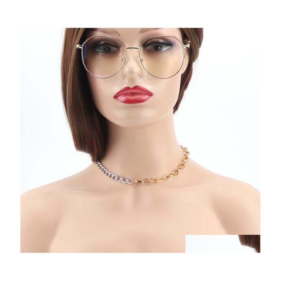 Chains Selling Est Punk Rock Metal Chain Mixed Color Aluminum Chocker Necklace For Women Fashion Jewelry 3693 Q2 Drop Delivery Neckl Dhwwf
Chains Selling Est Punk Rock Metal Chain Mixed Color Aluminum Chocker Necklace For Women Fashion Jewelry 3693 Q2 Drop Delivery Neckl Dhwwf