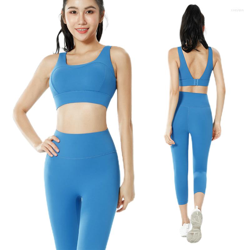 Active Sets Summer Women' Yoga Set Fitness Sports Suits Gym Clothing Bra And Seamless Leggings Running Tops Pant Solid Color, Blue
Active Sets Summer Women' Yoga Set Fitness Sports Suits Gym Clothing Bra And Seamless Leggings Running Tops Pant Solid Color, Blue