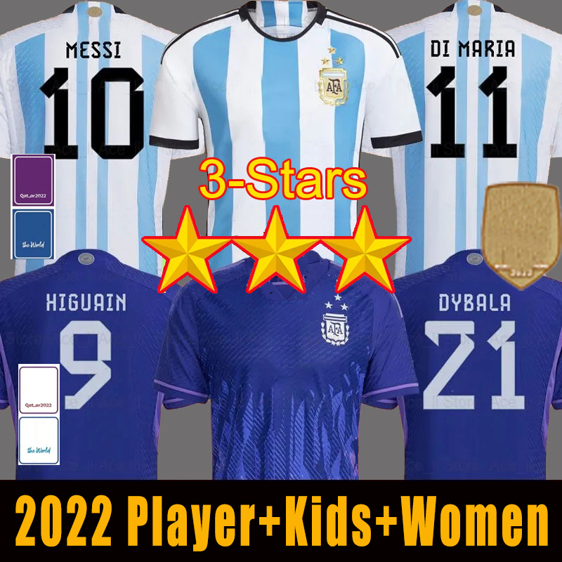 New T-shirt 2022 Argentina soccer Jerseys 3 Stars MESSIS DYBALA DE PAUL DI MARIA National Team MARADONA football shirt Fans Player Version 22 23, 3 home
New T-shirt 2022 Argentina soccer Jerseys 3 Stars MESSIS DYBALA DE PAUL DI MARIA National Team MARADONA football shirt Fans Player Version 22 23, 3 home
