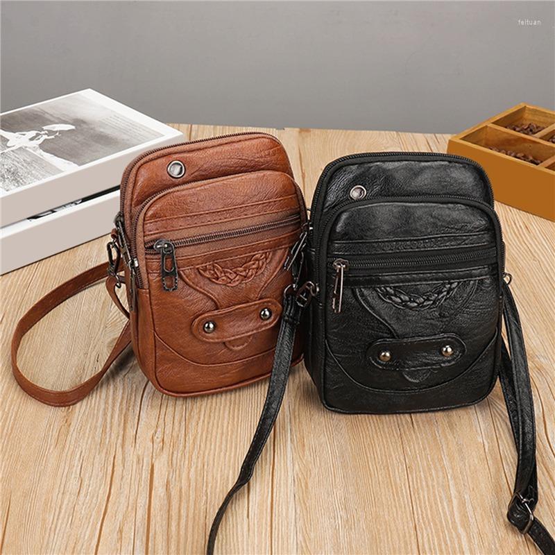 Evening Bags Ladies Retro PU Leather Handbags Small Mobile Phone Bag Fashion Women Casual Multi-layer Shoulder, Black
Evening Bags Ladies Retro PU Leather Handbags Small Mobile Phone Bag Fashion Women Casual Multi-layer Shoulder, Black