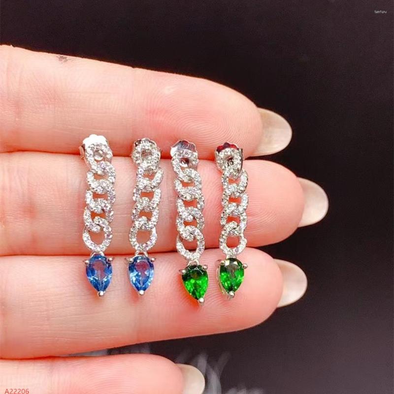 Dangle Earrings Premium Jewelry Natural Gemstones 925 Sterling Silver London Blue Topaz Diopside Women's Girl Gift Party Marry
Dangle Earrings Premium Jewelry Natural Gemstones 925 Sterling Silver London Blue Topaz Diopside Women's Girl Gift Party Marry