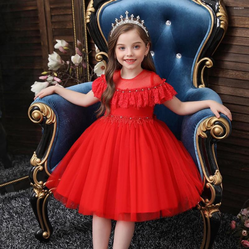 Girl Dresses 2022 Dress Skirt Red Princess Baby One-year-old Lace Children's Wedding Flower Ball Gowns, Champagne
Girl Dresses 2022 Dress Skirt Red Princess Baby One-year-old Lace Children's Wedding Flower Ball Gowns, Champagne
