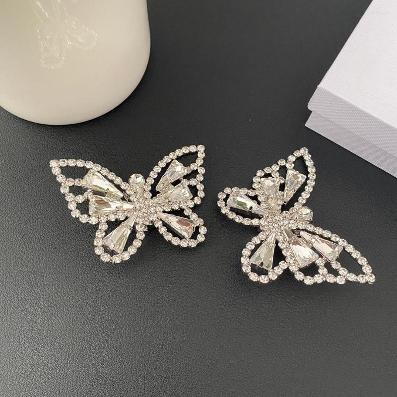 Backs Earrings 2022AR European And American Fashion Jewelry Party Personality Silver Butterfly Crystal Diamond Women's
Backs Earrings 2022AR European And American Fashion Jewelry Party Personality Silver Butterfly Crystal Diamond Women's