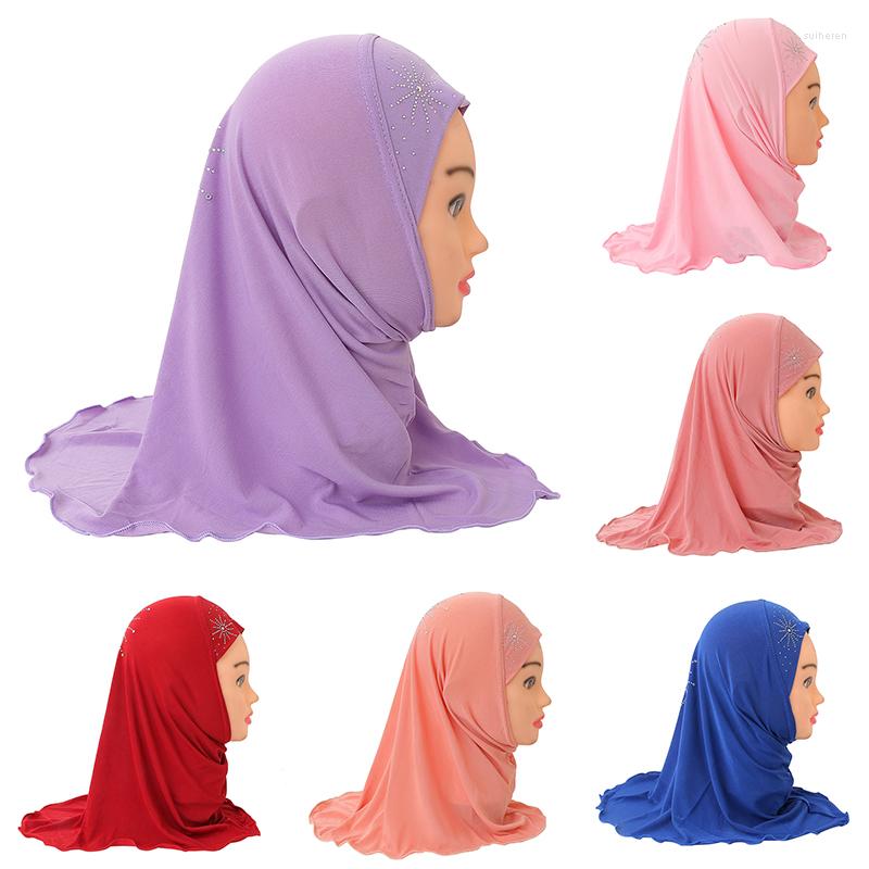 Ethnic Clothing 2-7 Years Muslim Kids Scarf Shawls Headscarf Children's Amira Hijab With Rhinestone Girls Turban Sun Protection Hat
Ethnic Clothing 2-7 Years Muslim Kids Scarf Shawls Headscarf Children's Amira Hijab With Rhinestone Girls Turban Sun Protection Hat