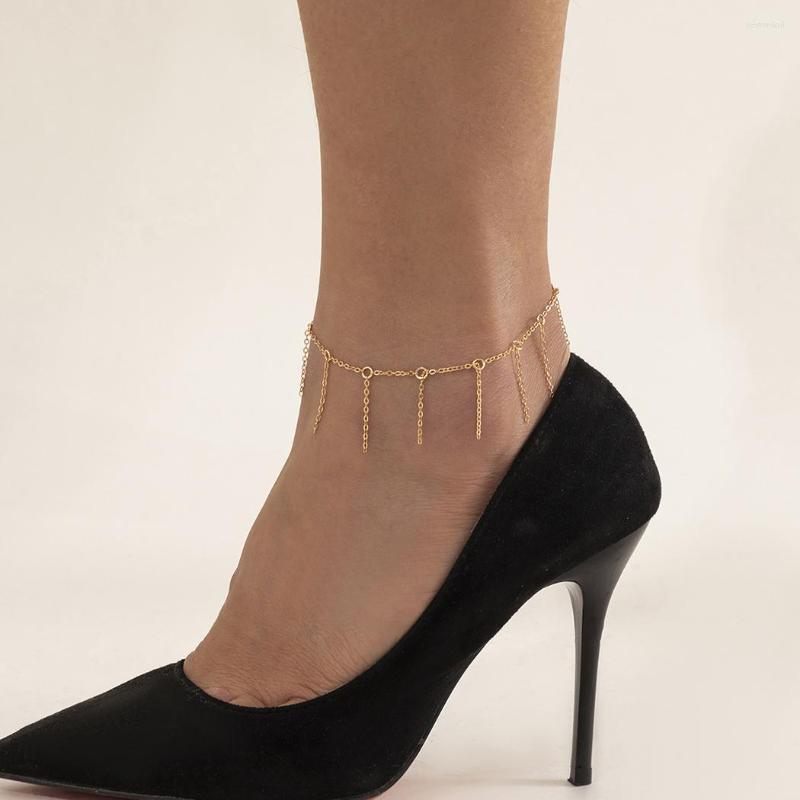 Anklets Fashion Beach Anklet Rhinestone Tassel Foot Leg Bracelet Women's Jewelry Vintage Yoga Ankle Chain Barefoot Sandals
Anklets Fashion Beach Anklet Rhinestone Tassel Foot Leg Bracelet Women's Jewelry Vintage Yoga Ankle Chain Barefoot Sandals
