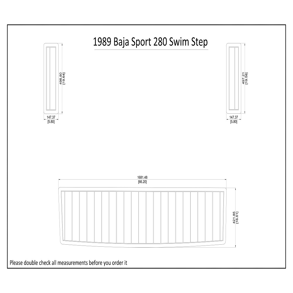 1989 Baja Sport 280 Swim Step Boat EVA Faux Foam Teak Deck Floor Pad 
1989 Baja Sport 280 Swim Step Boat EVA Faux Foam Teak Deck Floor Pad